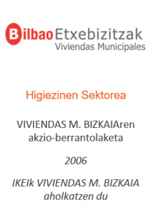 VIVIENDAS M. BIZKAIAren akzio-berrantolaketa
Higiezinen Sektorea
2006
IKEIk VIVIENDAS M. BIZKAIA aholkatzen du