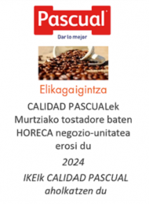 CALIDAD PASCUALek Murtziako tostadore baten HORECA negozio-unitatea erosi du
Elikagaigintza
2024
IKEIk CALIDAD PASCUAL aholkatzen du