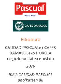CALIDAD PASCUALek CAFES DAMASOLeko HORECA negozio-unitatea erosi du
Elikadura
2026
IKEIk CALIDAD PASCUAL aholkatzen du
