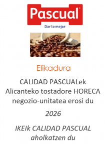 CALIDAD PASCUALek Alicanteko tostadore HORECA negozio-unitatea erosi du
Elikadura
2026
IKEIk CALIDAD PASCUAL aholkatzen du