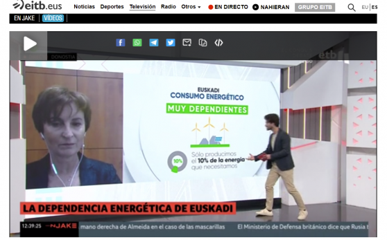 IKEI analiza en EiTB MEDIA la evolución de los precios de la energía