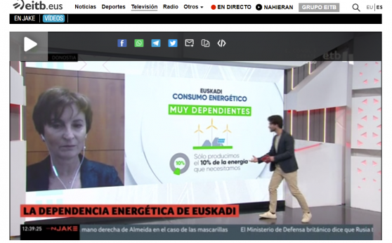 IKEI analiza en EiTB MEDIA la evolución de los precios de la energía