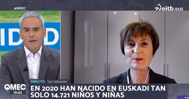 IKEI realiza un análisis de la evolución de los nacimientos en Euskadi, para EITB Media